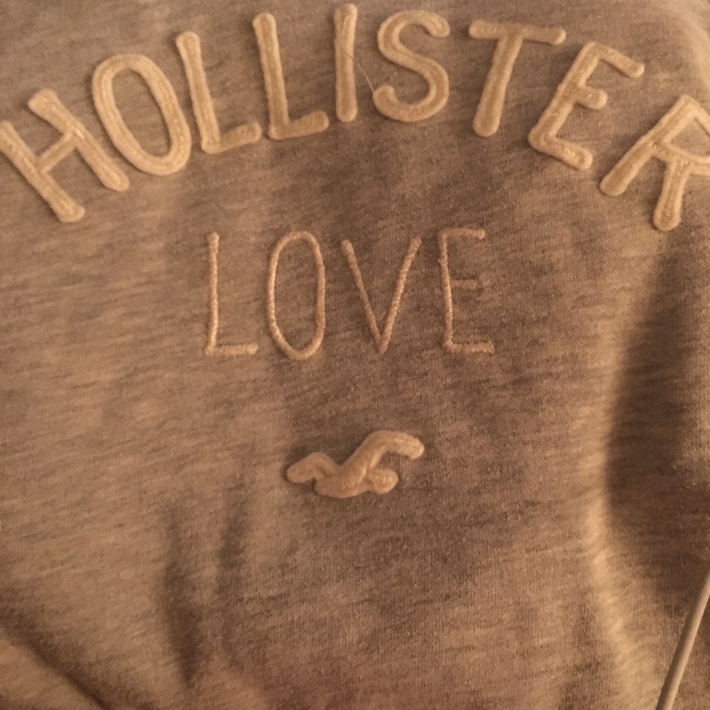 Hollister hoodie grey